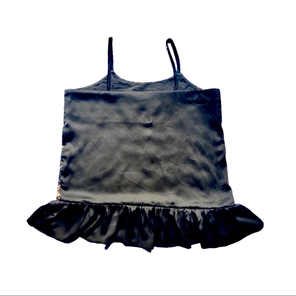 Sequins Antique Gold and Black Camisole - Picture 2 of 4